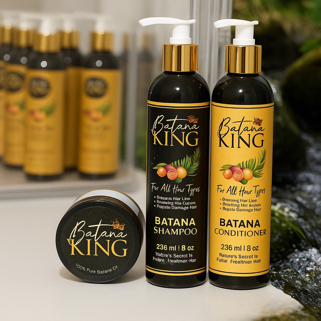 BATANAKING SPECIAL: $25 OFF!! SHAMPOO/ CONDITIONER + 6OZ JAR OF RAW BATANA