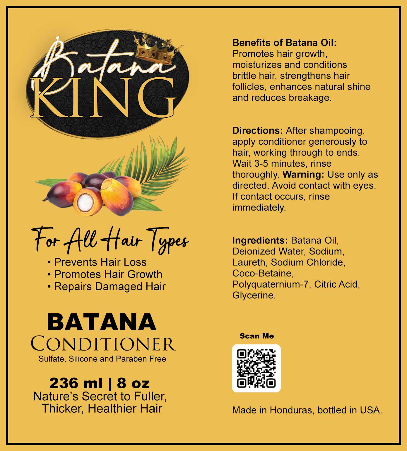 Batana King Shampoo/Conditioner COMBO!!