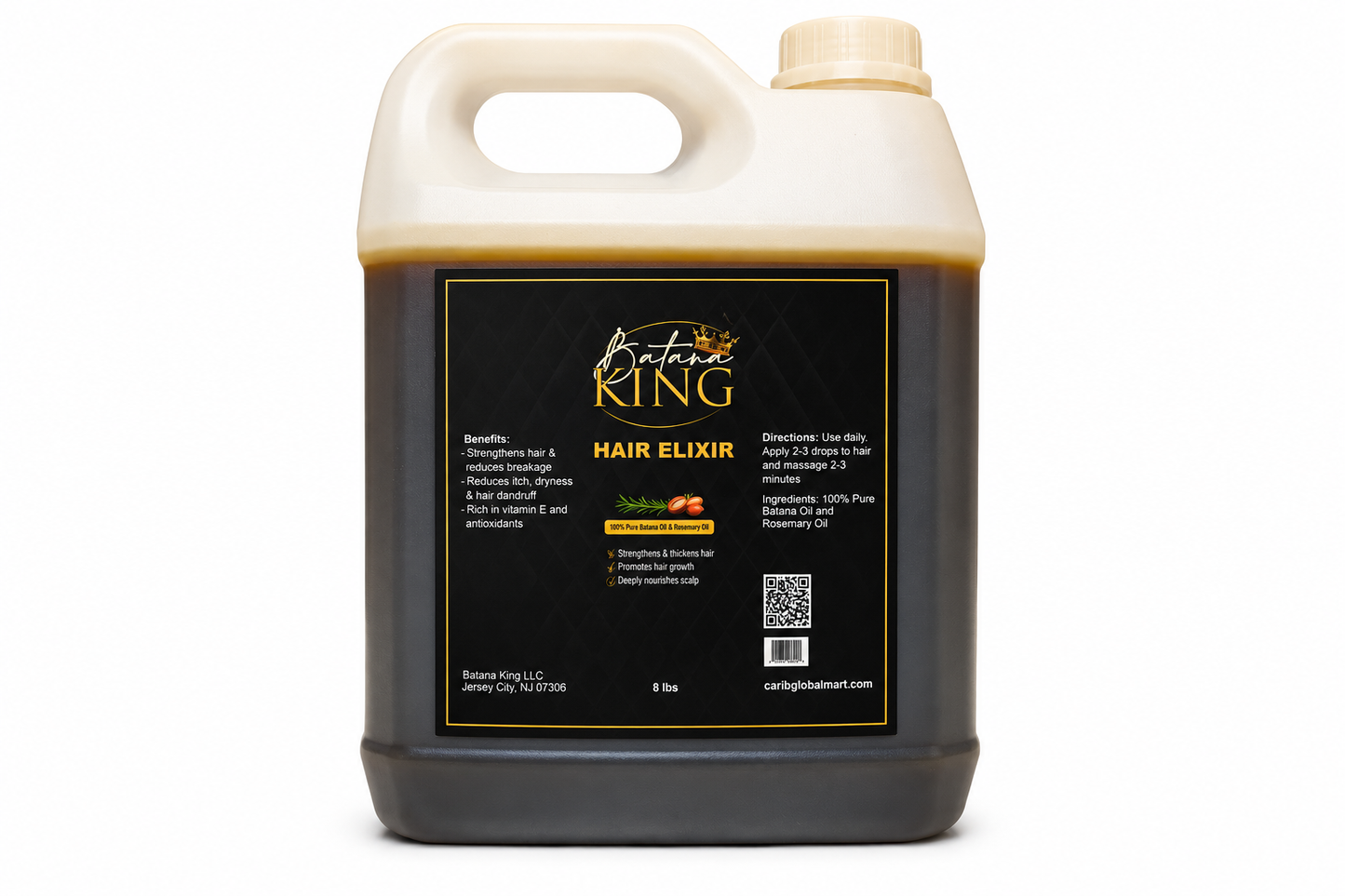 BATANA KING HAIR & BEARD ELIXIR GALLON
