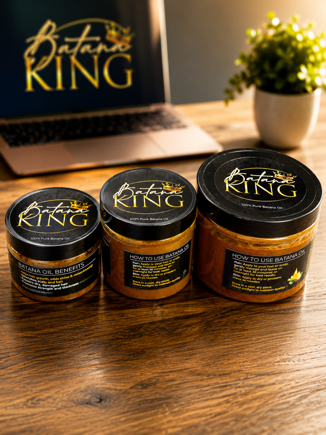BATANA KING - 100% PURE BATANA OIL FROM HONDURAS
